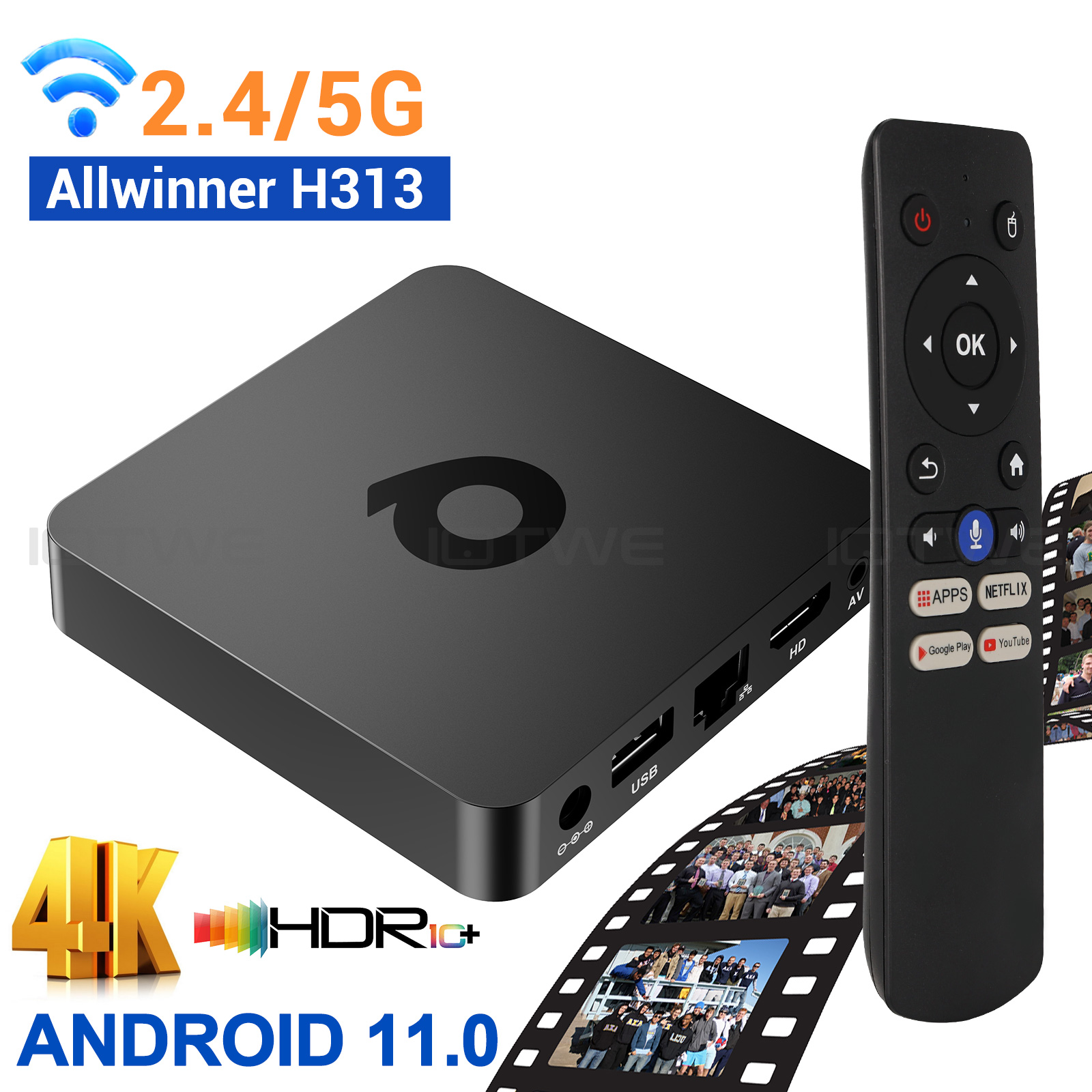 IOTWE T95Q 8K Support Android1 - đánh giá và giá Radxa Rock 5B 16Gb