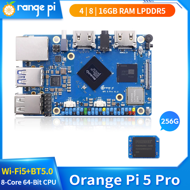 Orange Pi 5 Pro 16 8 4GB RAM L - đánh giá và giá Orange Pi 5 Plus 16Gb